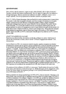 S. U., témoignage