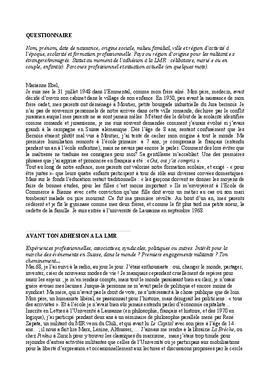 Ebel Marianne, témoignage
